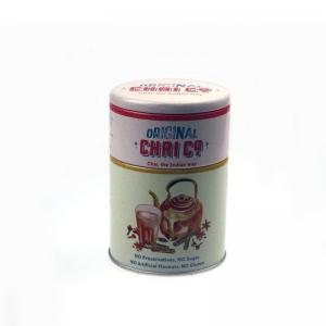 China Round Tin Tea Packaging Box with 2 Tiers on sale