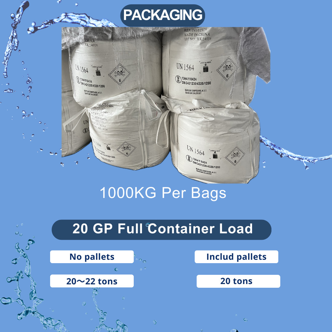 High Purity 99% Barium Chloride BaCl₂ International Standard Worldwide Supply
