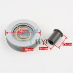 58mm Elevator Spare Parts Hall Door Hanging Wheel 58*16*6202