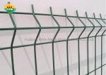 Powder Coated Welded Mesh Fence Curved 3D V Bend For Garden