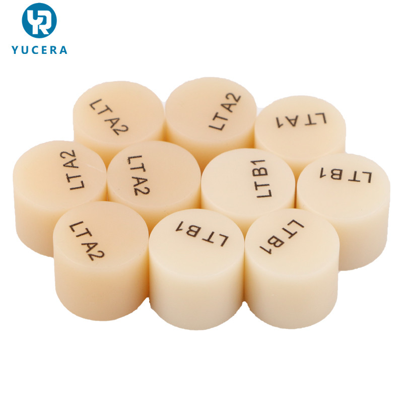 Factory Price Yucera Ingots Block Press Ingots Block for Dental restoration for CE ISO for Lab for Clinic Good Aesthetic Effect