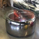Engine Modeling Sculpture Furniture Art Mirror Surface Round Stainless Steel
