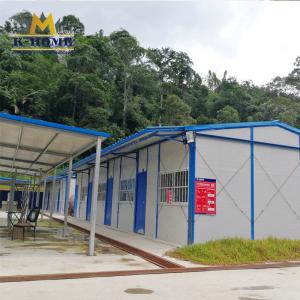 Wholesale Prefabricated House Sandwich Panel Steel Frame Prefab House For Labor Camp from china suppliers