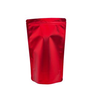 Wholesale Aluminium Foil Coated Matte Red Stand Up Ziplock Bags For Storing Food from china suppliers
