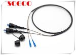 Waterproof CPRI Fiber Cable Armored FTTA SC LC Patch Cord UV Resistant
