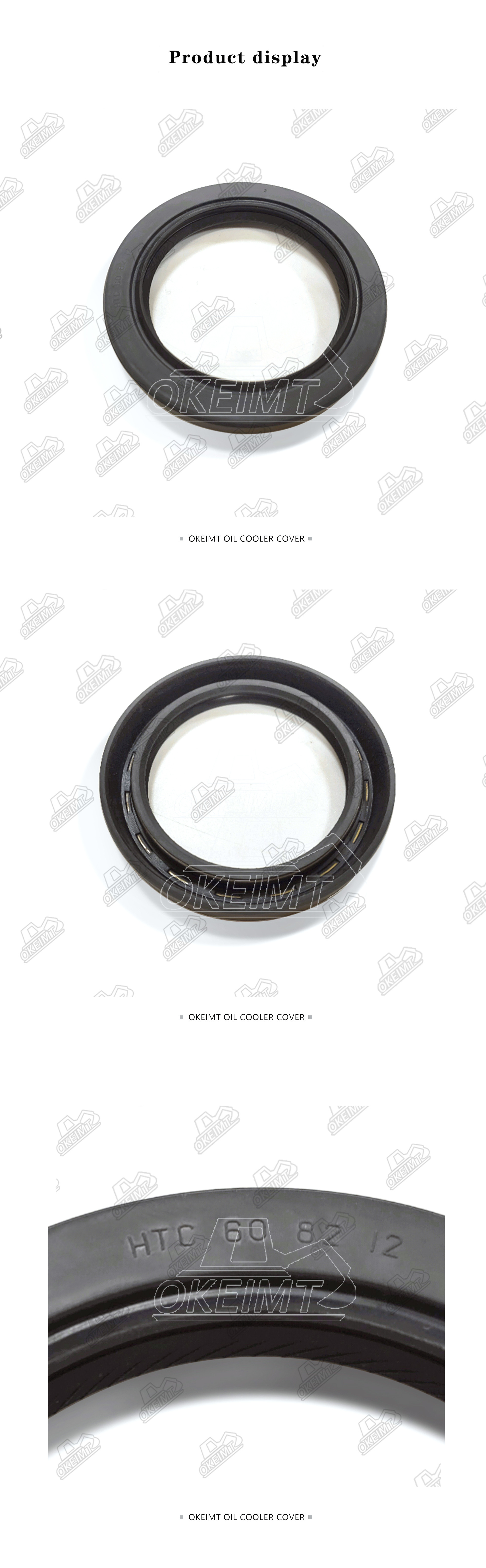6BD1 Isuzu Rear Front Crankshaft Oil Seal Engine Parts 60*82*12