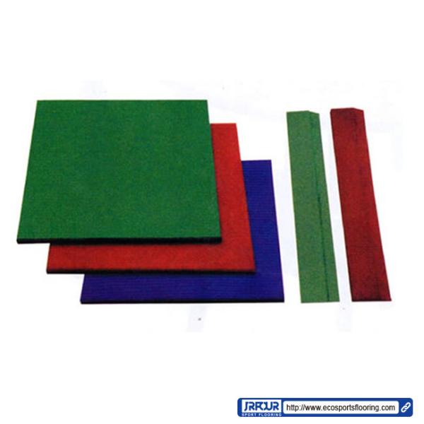 IAAF Wear Resistance Playground Rubber Safety Tiles High Elasticity