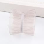 25mm|38mm Wrinkle Edge Polyester Organza Ribbon for DIY Hair Ribbon Bow