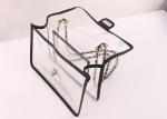 Transparent Large Makeup Bags And Cases Portable Waterproof PVC Material