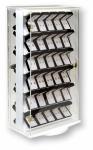 360 D Rotating Clear Lockable Acrylic Countertop Display Case W/ Double-Sided 6