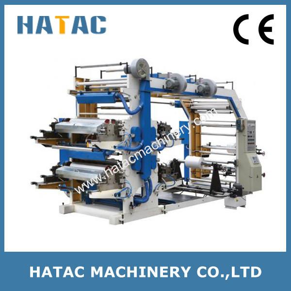 4-color Plastic Film Printing Press Machine,Bond Paper Printing Machine,Adhesive