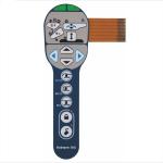 Flexible FPC Capacitive Membrane Switch Graphic Overlay Embedded LED