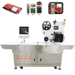 Wholesale Accurate Meat Weighing and Information Printing Label Machine for VSP Packaging Trays from china suppliers
