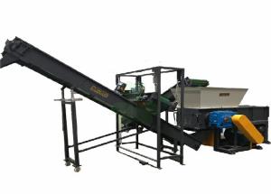 Wholesale 2 Shaft Scrap Aluminum Shredder Equipment With 50pcs Blades CE Certification from china suppliers