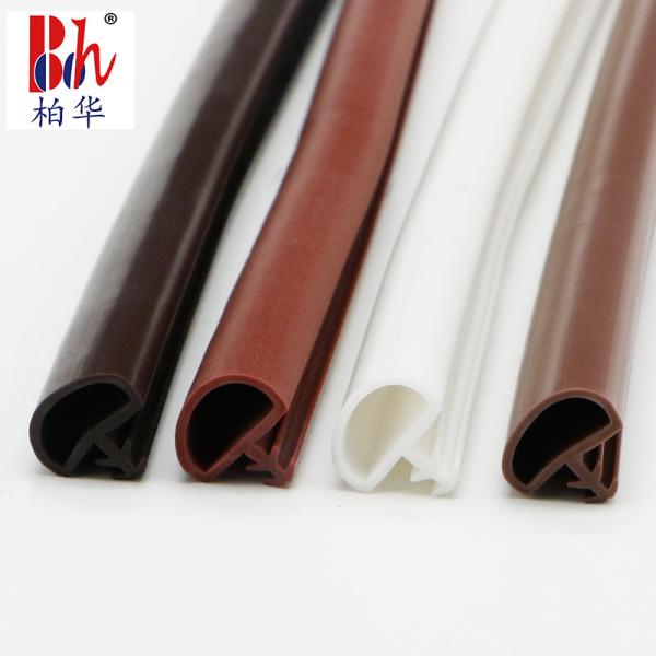High Quality Wooden Door Seal Strip Co-Extruded D shape Anti-Collision PVC