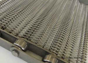 Wholesale Chain Edge Stainless Steel Wire Conveyor Belt , SS Belt Conveyors Custom Made from china suppliers
