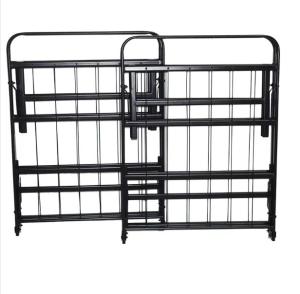 Wholesale 4 Inches High Foldable Metal Platform Bed Frame for Bedroom Sturdy Steel Construction from china suppliers