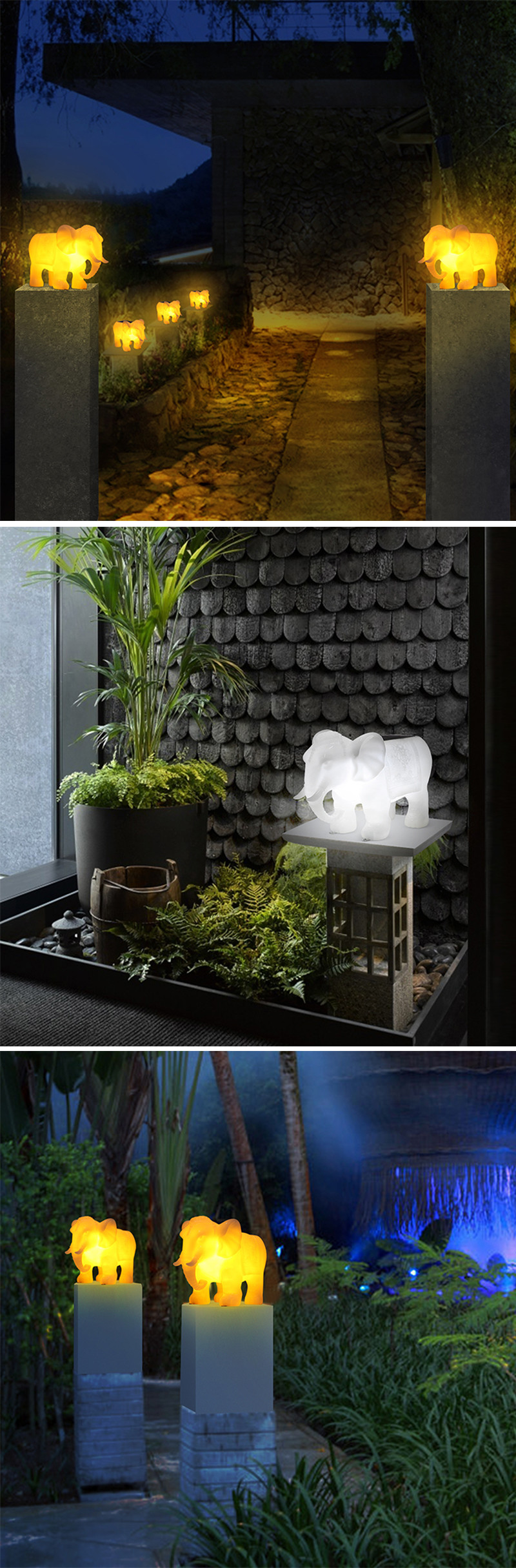 Courtyard Observation Deck Solar Christmas Lights Outdoor LED Street Motion Lights