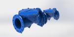 Ductile Iron Water Swing Flex Check Valve Conforms To EN12266 Standard
