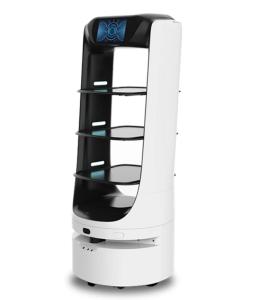 Wholesale Android 5.1 Restaurant Service Robot 500mm/High BBQ Meal Delivery Robot from china suppliers