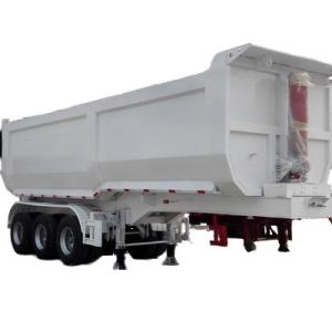 Wholesale CIMC Quality Dump Truck Construction Site Sand and Gravel Transportation Tippers Rear Dump Semi Trailer from china suppliers