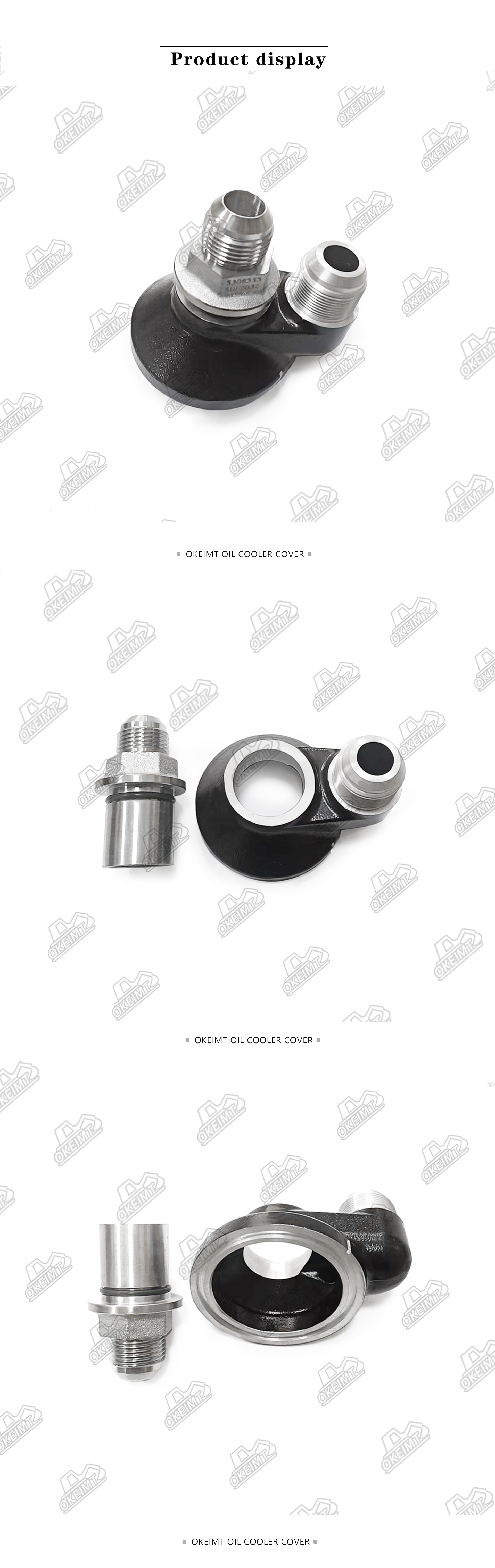 5309233F Two Way Filter Head Cover For Cummins 150 Excavator Engine QSF3.8