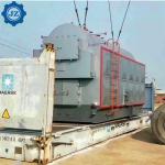 1000kg Biomass Steam Boiler, 1 Ton Wood Chip Water Tube Steam Boiler For Dry