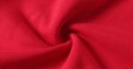 Fashion Women'S Drop Shoulder Sweatshirt , V Neck Crop Top Pullover Red Black
