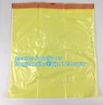 Soiled Linens Trash Bags Yellow Drawstring Tie Bulk Priced Heavy Duty Biohazard