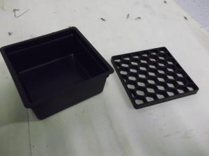 Wholesale Custom Plastic Injection Molding Service , Plastic Molded Parts Drip Tray Box from china suppliers