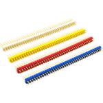 Colourful 2x40P 40Pin 2.54mm 0.1" Straight Double Row Male Pin Header Strips