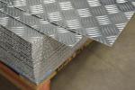 Non Slip 6061 T6 Five Bars 2mm Aluminium Checker Plate