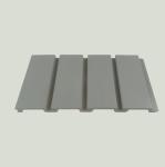 PVC Slatwall Panels White Grey Black Color For Garage Wall Display 4ft 8ft