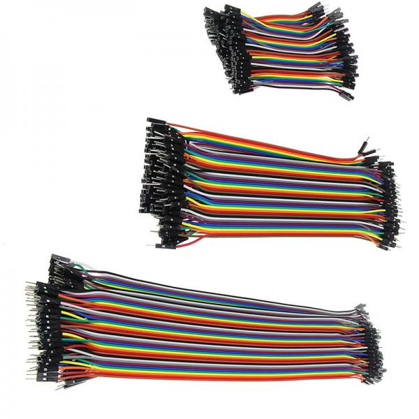 Copper PVC 10cm 20cm Breadboard Jumper Cable Male To Female