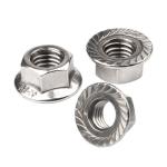 Din 6923 Grade 8 Stainless Steel M8 Flange All Metal Self Locking Nut