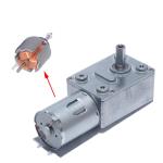 JGY370 DC Gear Motor 6V 12V 24V Speed Reduce 6/10/18/40/90/150/210rpm PWM