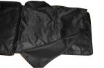 Black 1200D Oxford Fabric Men's Suit Garment Bags With Pockets For Shoulder