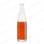 Produced Hot Stamping Glass Bottle With Cap for Vodka Liquor Gin Rum Tequila