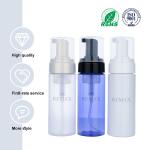 150ml Plastic White/Brown Cylindrical Smooth Bottle With White Pump For Foam