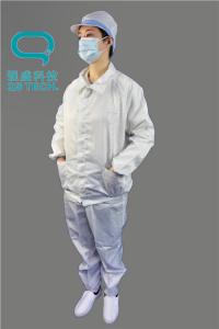 China 0.25cm Grid Anti Static Coveralls Split Suit Anti Static Dress on sale