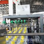 PET Bottle Automatic Shrink Wrapping Machine High Efficiency Sleeve Label