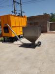 Energy Saving Rice Husk Furnace , 3500*1500*2200mm Rice Husk Stove