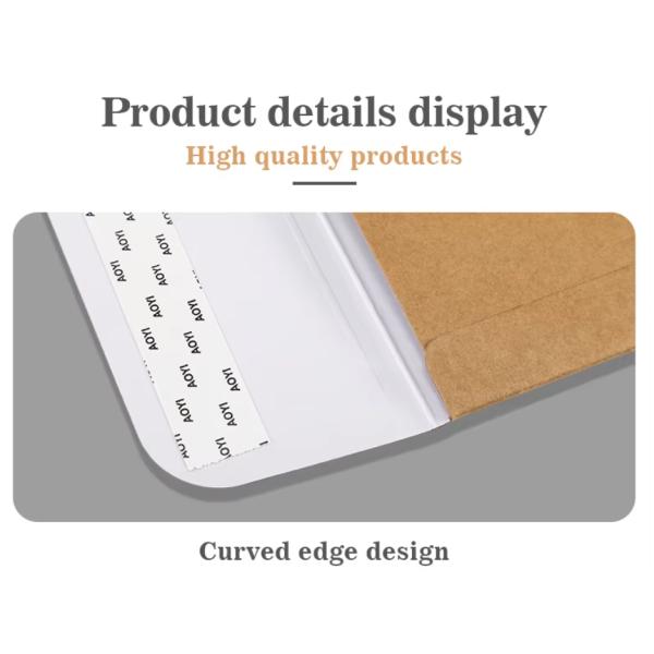 A3 A4 Size Rigid Brown Do Not Bend Kraft Paper Cardboard Envelope Mailer