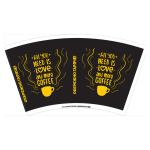 Food Grade Paper Cup Fans PE Coated With Flexo Offset Printing