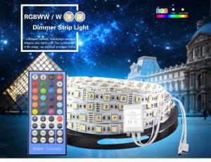 Wholesale 5m 12V/24V 4IN1 4 Colors in 1 LED RGBW RGBWW 5050 SMD RGB+White/Warm White waterproof LED flexible strip from china suppliers