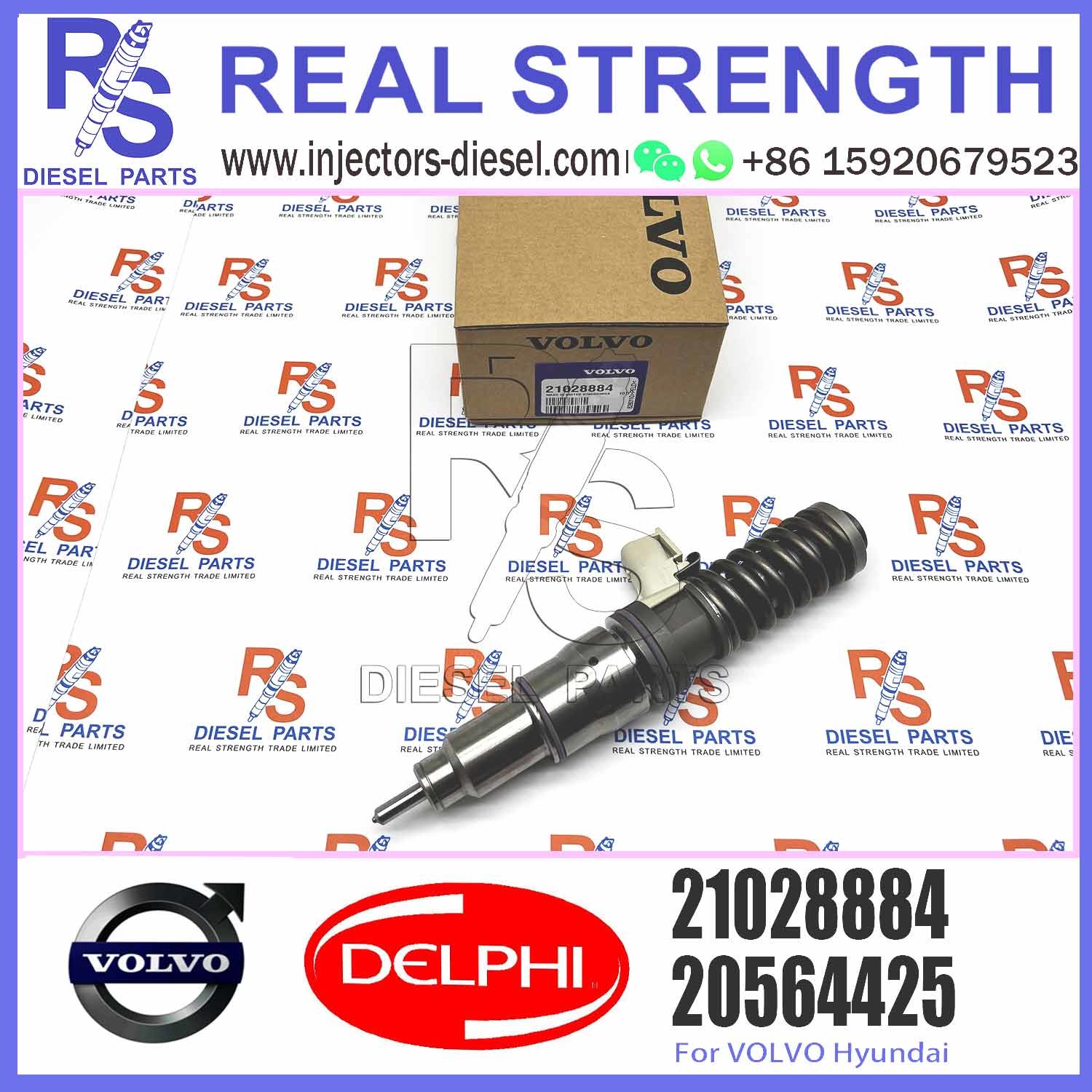 21028884 7421028884 7485003043 85003043 BEBE4D20001 Fuel Injector for V-O-L-V / Renault Truck