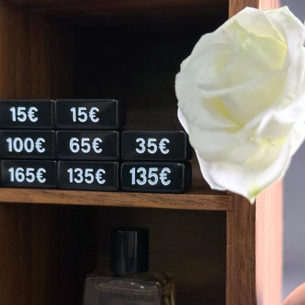 Plastic Jewelry Price Tag Cube Mahjong Style Display Block