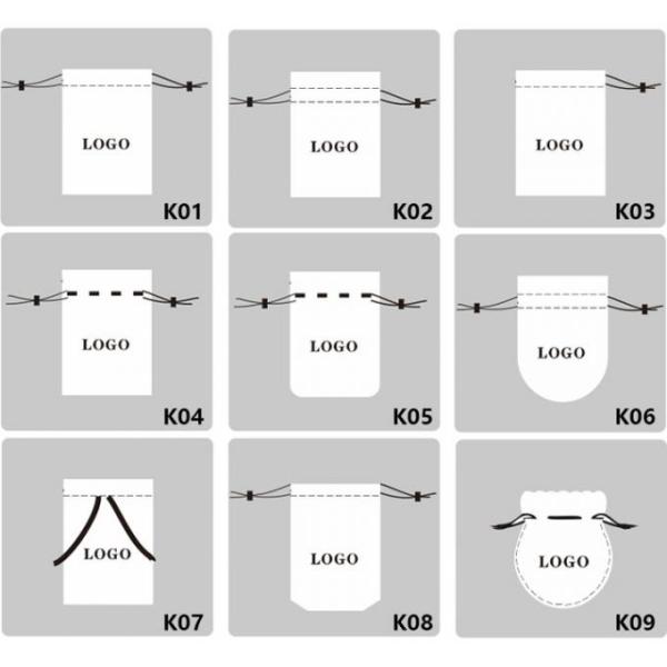 OEM Pantone Color Printed Cotton Drawstring Pouch Draw String Gift Bag 1