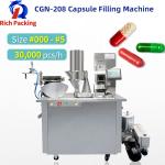 Semi Automatic Hard Gelatin Gel Capsule Filling Machine With High Efficiency