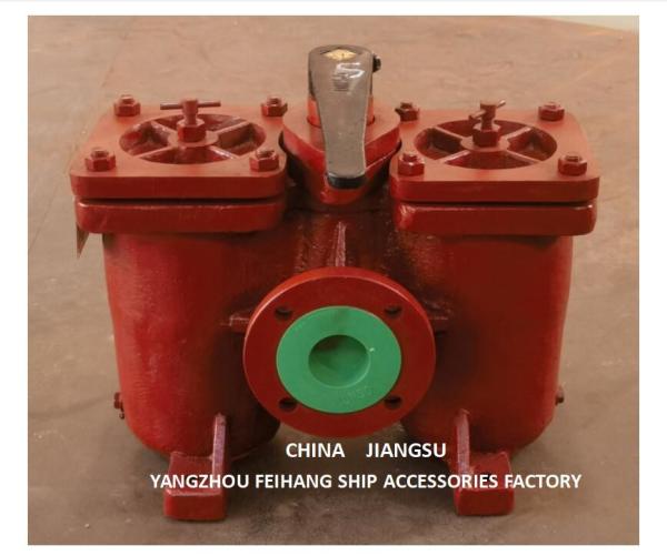 Double Low Pressure Oil Filter AS50-0.40/0.22 Cb/T425-94 Duplex Low Pressure Oil
